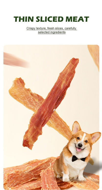 Cat & Dog Treats Chicken Jerky & Duck Jerky Combo – High Protein Grain Free Training Rewards, Dental Chews