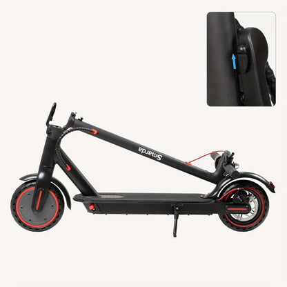 Electric Scooter for Adults 350W Motor Foldable Commuter E-Scooter 19 Miles Range 8.5" Solid Tires Portable Lightweight Travel Scooter