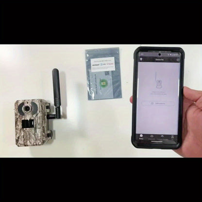 Solar Powered Trail Camera 4K Cellular – 4G LTE No WiFi, 0.2s Trigger, 82ft Night Vision, 120° Wide Angle