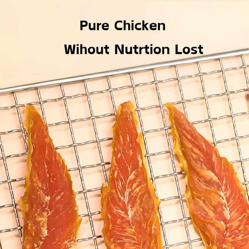 Chicken Jerky Dog Treats – Dried Chicken for Dogs, High Protein Easy to Digest, Long Lasting Training Reward Snacks