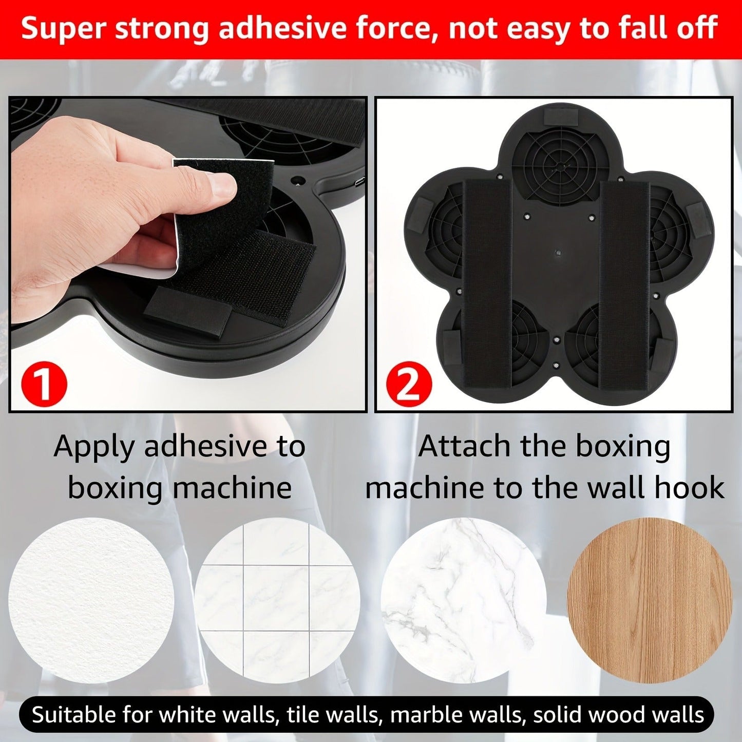 Wall-Mounted Five-Pad Boxing Target with Music Controls and Black or Upgraded-Lighting Checkout Options