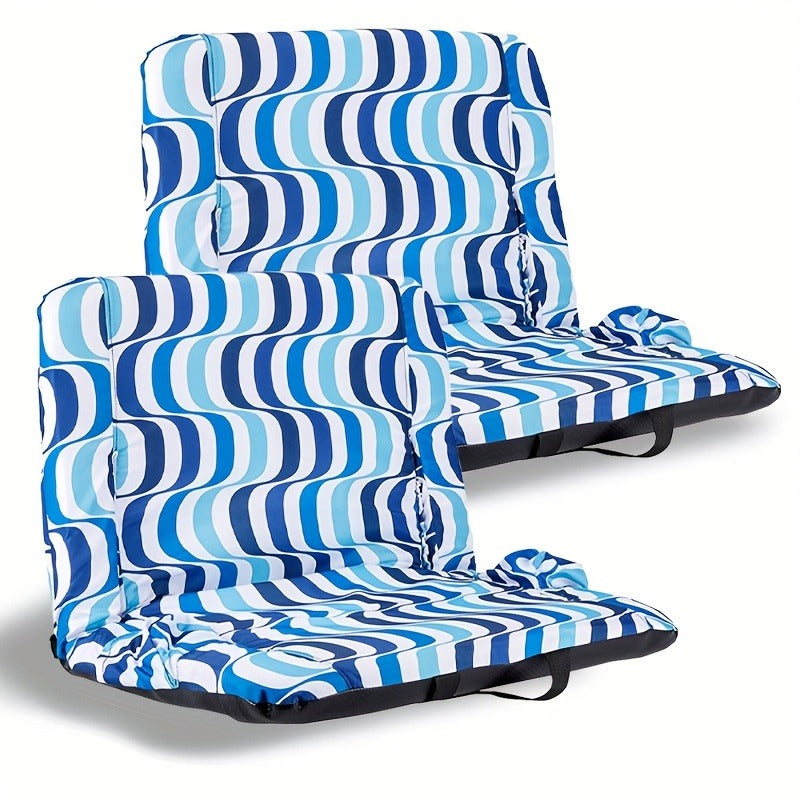 Padded Stadium Seats for Bleachers with Back Support 2-Pack
