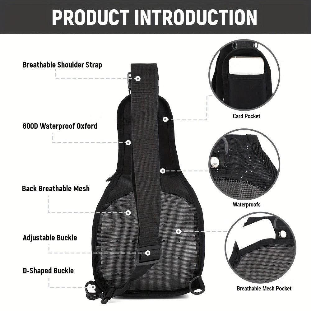 Compact Tactical Sling Backpack with Flag-Patch and Camo Options across Six Complete Checkout Styles