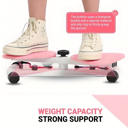 Fitness Equipment Waist Twist Platform with Figure-Eight Resistance Tubes Display and Three Colors