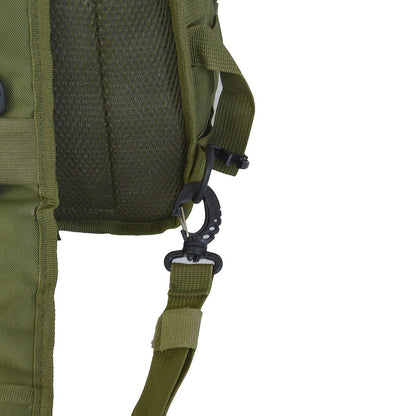 Multi-Pocket Tactical Chest Sling Bag with Adjustable Shoulder Strap in Black, Fern Green or Khaki