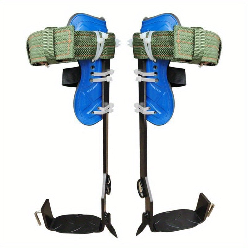 Tree Climbing Spikes Gear Set with Ankle Straps Portable Climbing Tools for Tree Maintenance Fruit Harvesting Hunting Observation Outdoor