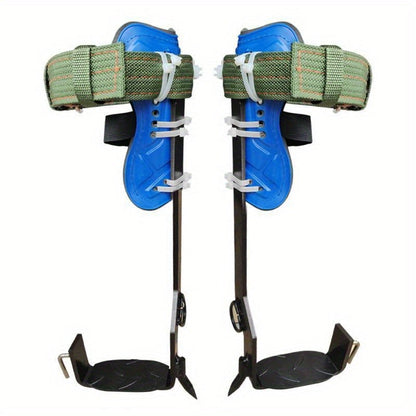 Tree Climbing Spikes Gear Set with Ankle Straps Portable Climbing Tools for Tree Maintenance Fruit Harvesting Hunting Observation Outdoor