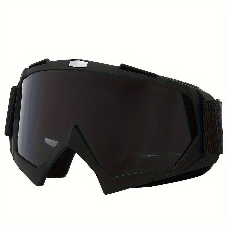 Patterned-Frame Ski Goggles with Four Red, Blue-Film, Clear and Black Lens-Finish Options for Winter Sports