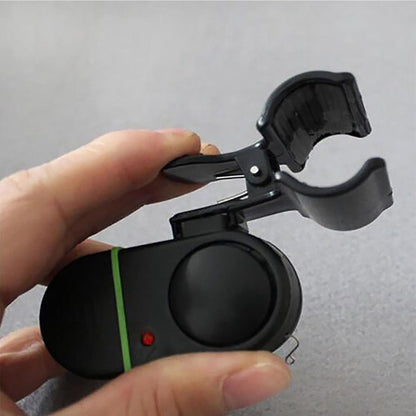 Fishing Bite Alarm Bell 4pcs Set with Sound Alert and Light Indicator, Sensitive Fish Hook Alarm for Fishing Rod Night Fishing Carp Fishing