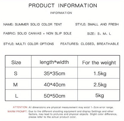 Fern-Green Dome Pet Tent with Folding Fabric Shell, Interior Mat and Three Square Size Options