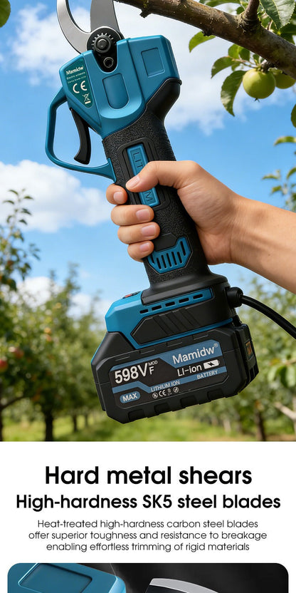 Cordless Electric Pruning Shears for Makita 18V - SK5 Blade, 1.18" Cut, Pure Copper Motor for Garden, Patio and Yard Use