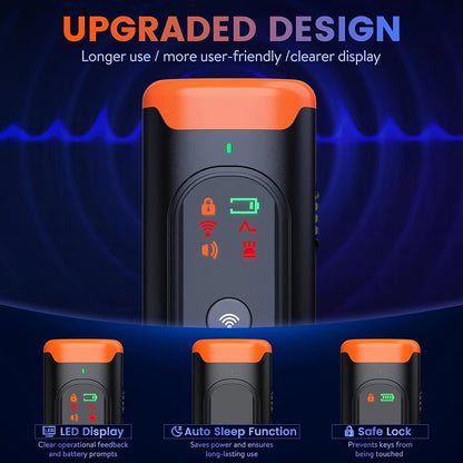 Anti-Barking Device for Dogs – Ultrasonic Bark Deterrent with Soundwave Technology, Portable Handheld Stop Barking Tool