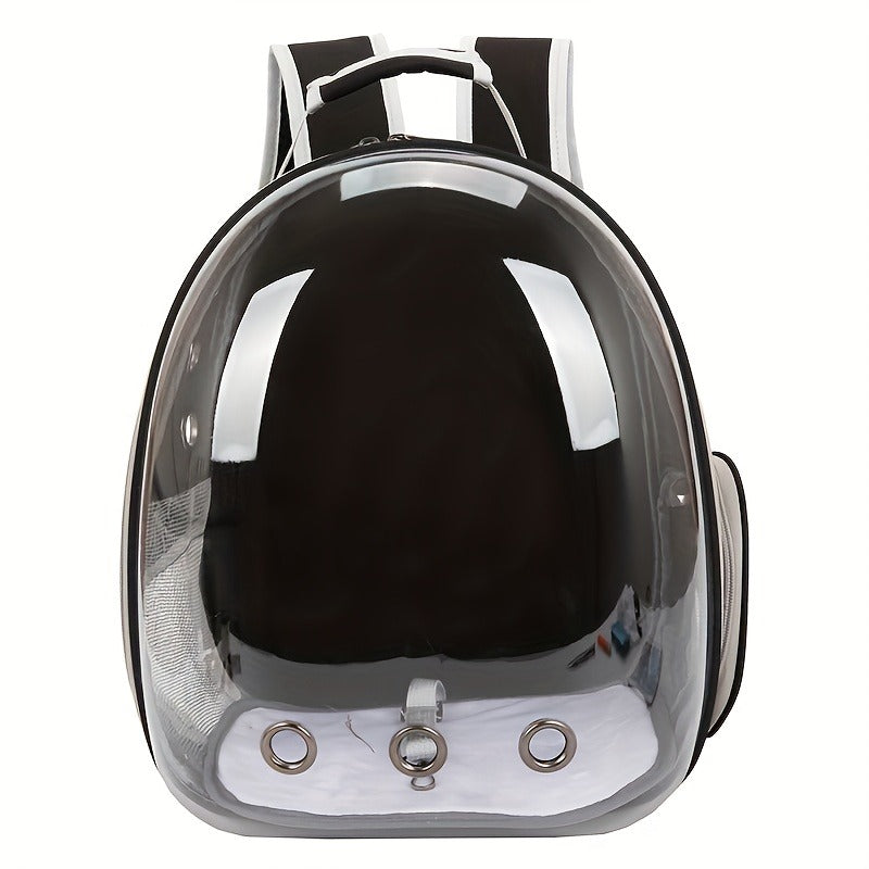 Space Capsule Pet Backpack Carrier for Cats & Small Dogs – Portable Double Shoulder Bag with Bubble Window