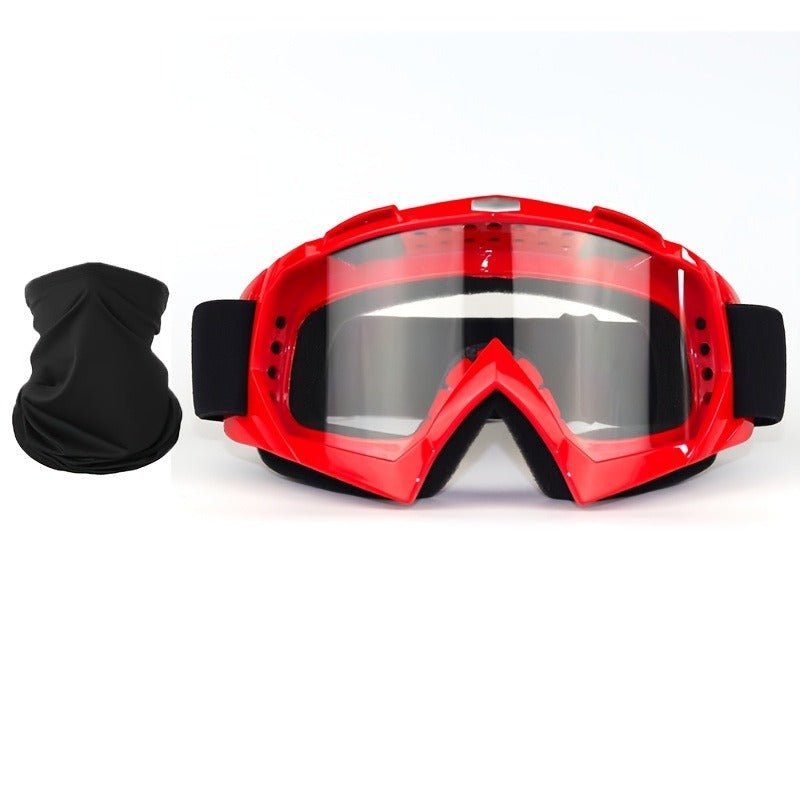 Ski Goggles Set with Black Headband – TPU Frame PC Lens Mirror Coating, Thick Foam Pad, Adjustable Strap, 28+ Color Styles