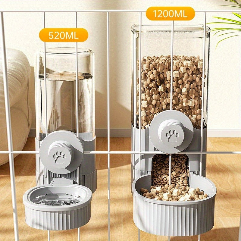 Hanging Cage Pet Water Dispenser & Automatic Feeder – No-Drip Gravity Feed Bowl for Rabbits, Guinea Pigs, Hamsters & Small Animals |