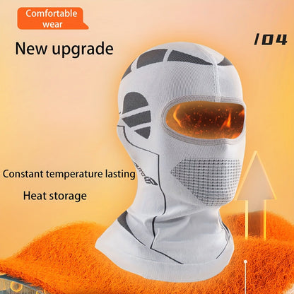 Windproof Neck Gaiter Face Mask 2 Pack – Breathable Knit Nylon Full Face Scarf Head Cover for Cycling, Skiing