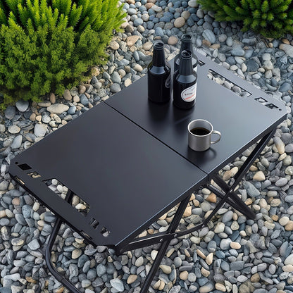 Folding Camping Table Portable Lightweight 3-Leg Outdoor Table for Picnic BBQ, for Camping, Travel and Outdoor Use