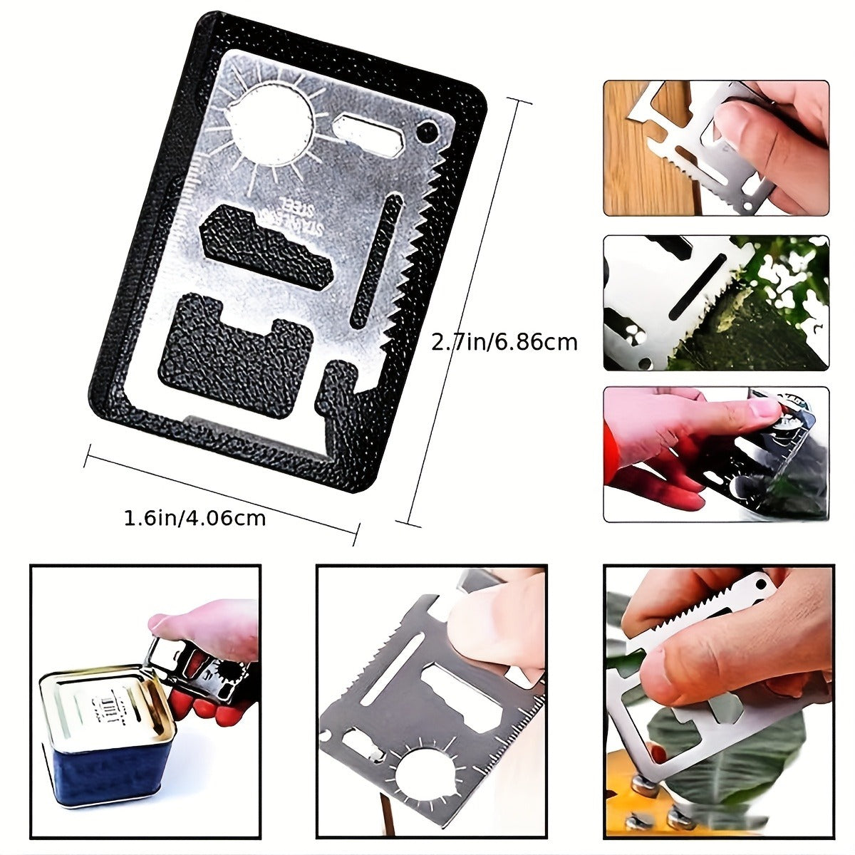 Wilderness Survival Kit, 12/20/60 Piece Outdoor Emergency Gear Set with Paracord Bracelet, Survival Whistle, Flashlight, Wire Saw & More