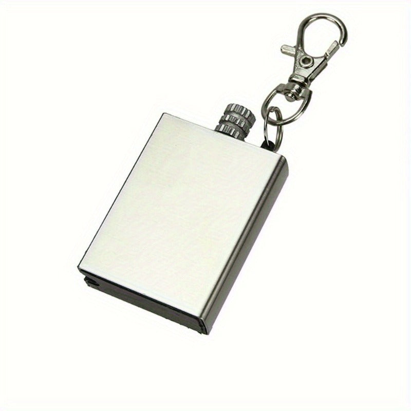 Waterproof Metal Match Fire Starter 10-Pack – Permanent Flint Tinder Key Pendant, Stainless Steel Emergency Survival Lighter for Camping