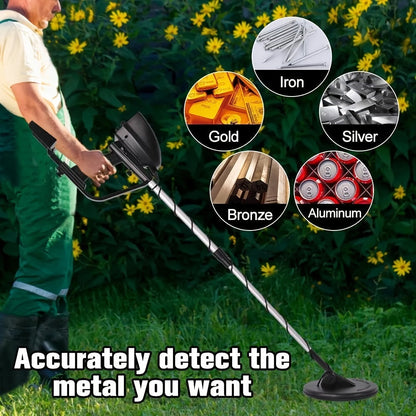 Metal Detector for Garden, Patio and Yard Use, with the Listed Configuration, for Everyday Use and Organized Storage