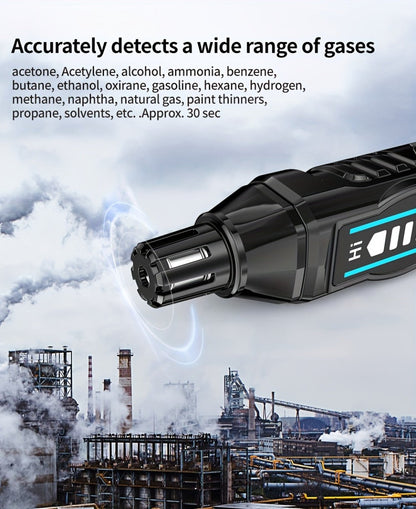 Combustible Gas Leak Detector – High Sensitivity Natural Gas & Methane Alarm with Audible & Visual Alert for Home & Industrial Safety