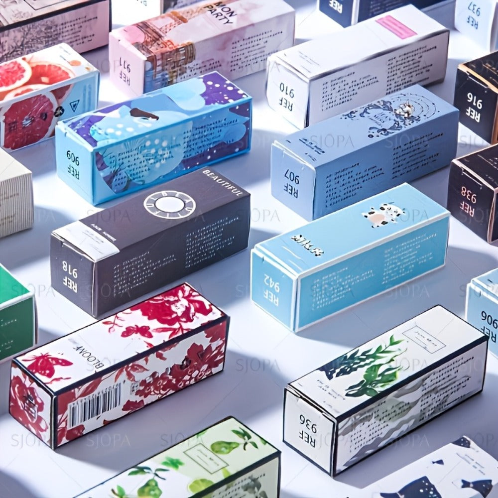 Women's Perfume Gift Set - Random Flavor Solid Fragrance Sampler 10pcs Color Box / 30pcs Card Version