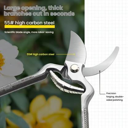 Bypass Pruning Shears with High-Carbon-Steel Label, Safety Lock and 21 x 5.5cm Pictured Size