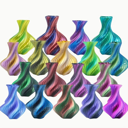Dual Color PLA Filament 1.75mm 250g Vacuum Packed – Neatly Wound High Precision ±0.02mm Smooth Printing Two-Tone Gradient 3D Printer