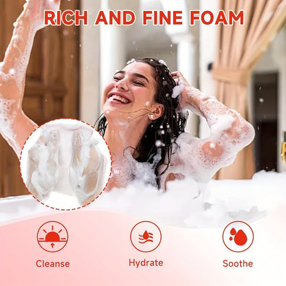 Strawberry Yoni Bath Set 4pcs for Women – Scented Yoni Oil & Soap Feminine Hygiene Kit pH Balance Odor Control Moisturizing Intimate Care