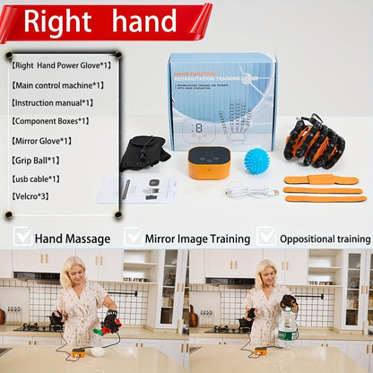 Rehabilitation Robot Gloves for Hand & Finger Training, Air Pressure Finger Exercise Device with LCD Touch Screen