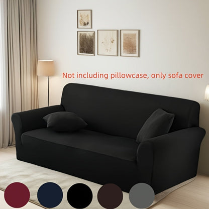 Sofa Cover Elastic Stretch Slipcover for 1, 2, 3 or 4-Seater Sofas in Seven Solid Colors with Model-Specific Size and Color Options