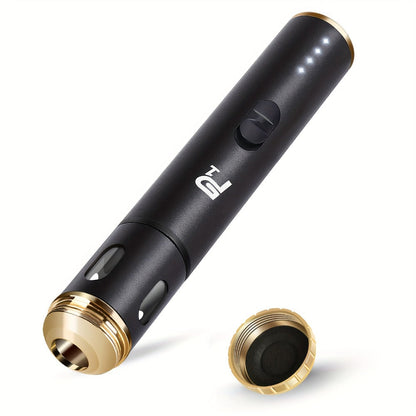 Electric Herb Grinder USB Rechargeable, Portable Spice Mill with One-Button Operation, Travel Bag