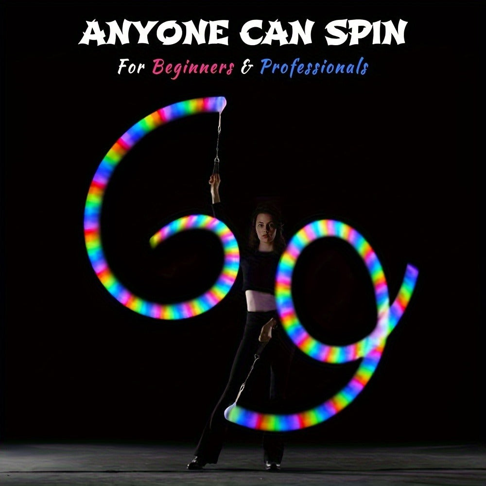 Glow Poi Balls LED Spinning Set 1 Pair with the Listed Color, Size or Set Options for Everyday Use