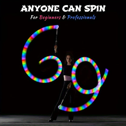 Glow Poi Balls LED Spinning Set 1 Pair with the Listed Color, Size or Set Options for Everyday Use
