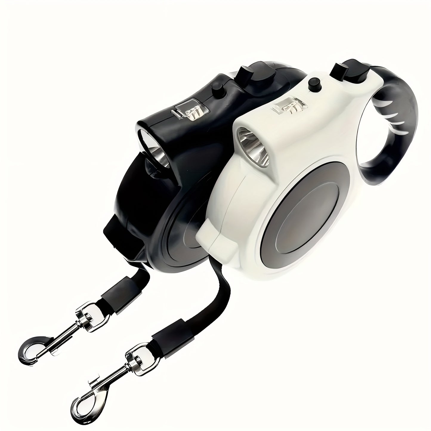 LED Retractable Dog Leash 16 Feet with Built-In Lights for Night Walks – Adjustable Durable PVC Traction Line for Small & Medium Dogs