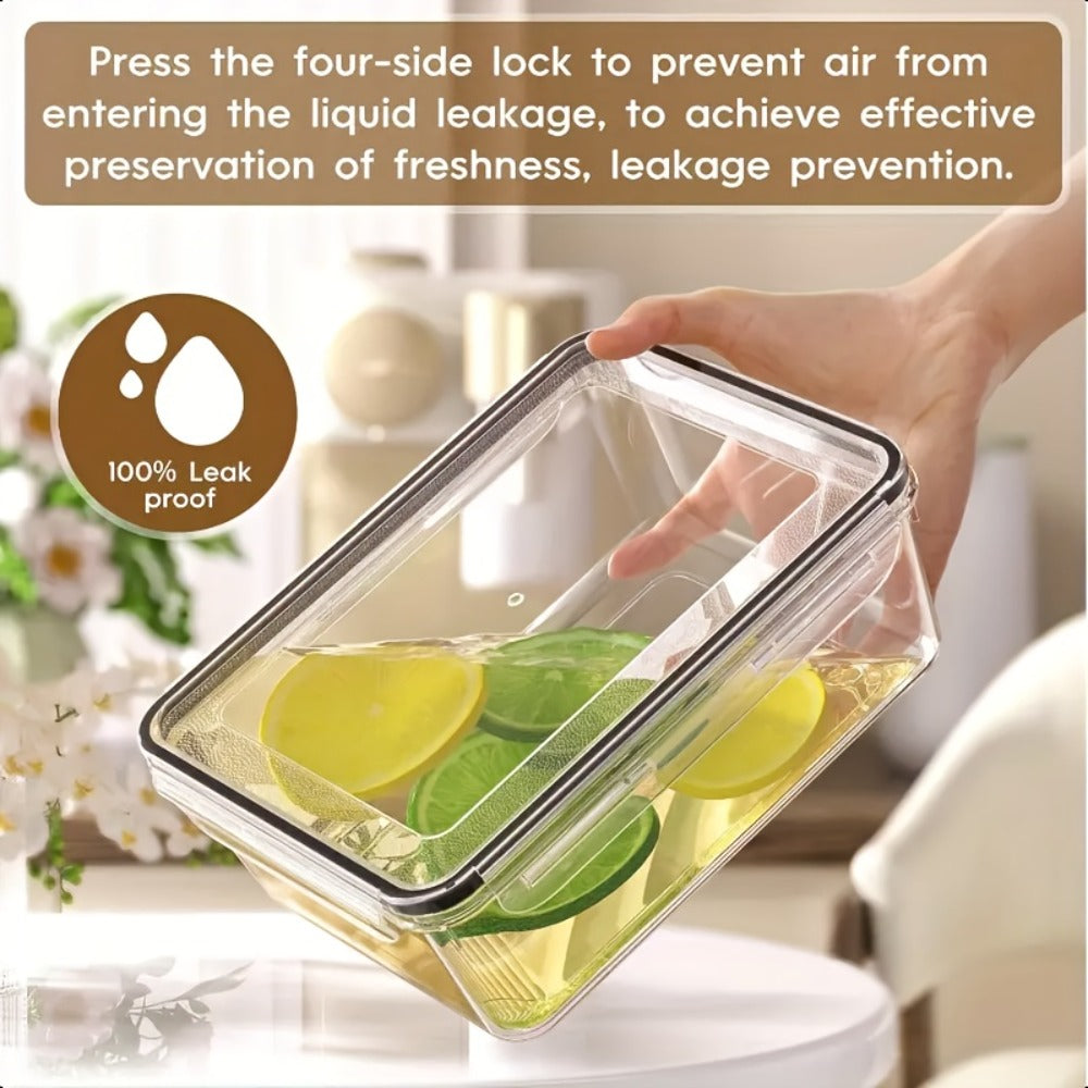 Food Storage Containers with Lids, 10- or 40-Piece PP Set with Easy-Snap Lids, Labels and Markers in Two Colors