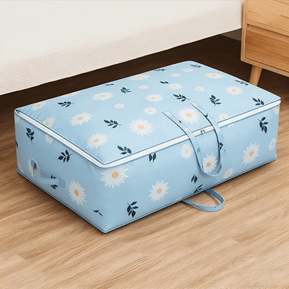 Under Bed Storage Bags 6pcs 140L – Large Capacity Foldable Organizer Bags for Clothes Blankets Bedding, Space Saving Underbed Storage