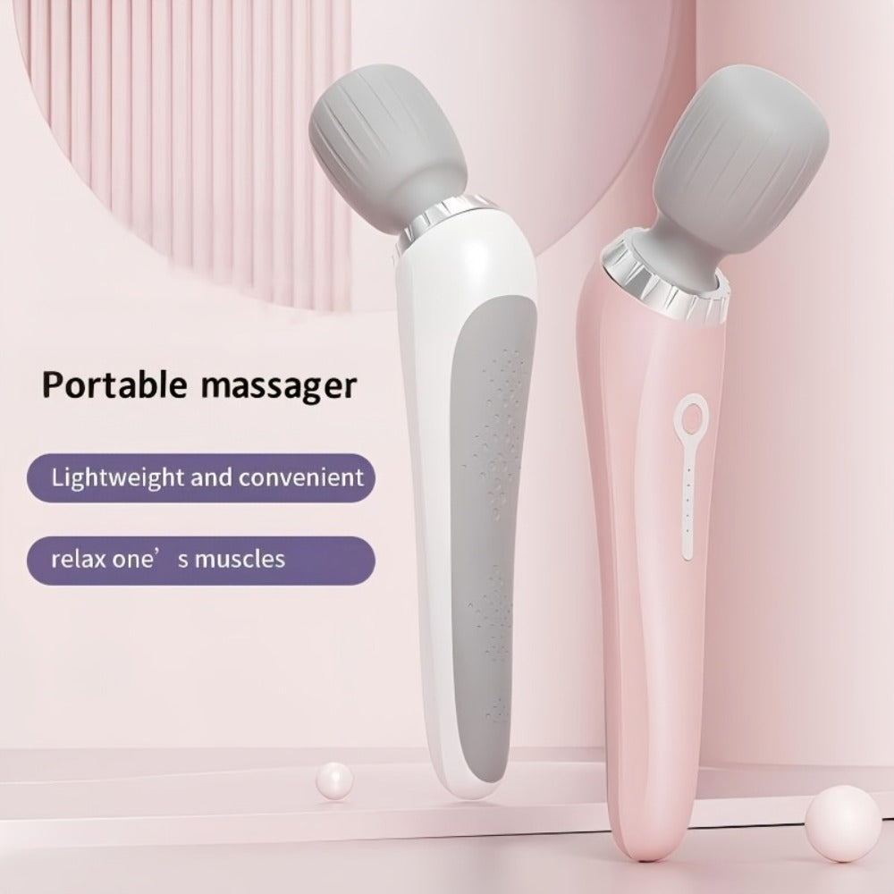 Handheld Massager for Neck Back & Legs, 5-Speed USB Rechargeable Portable Body Massager with Long Battery Life