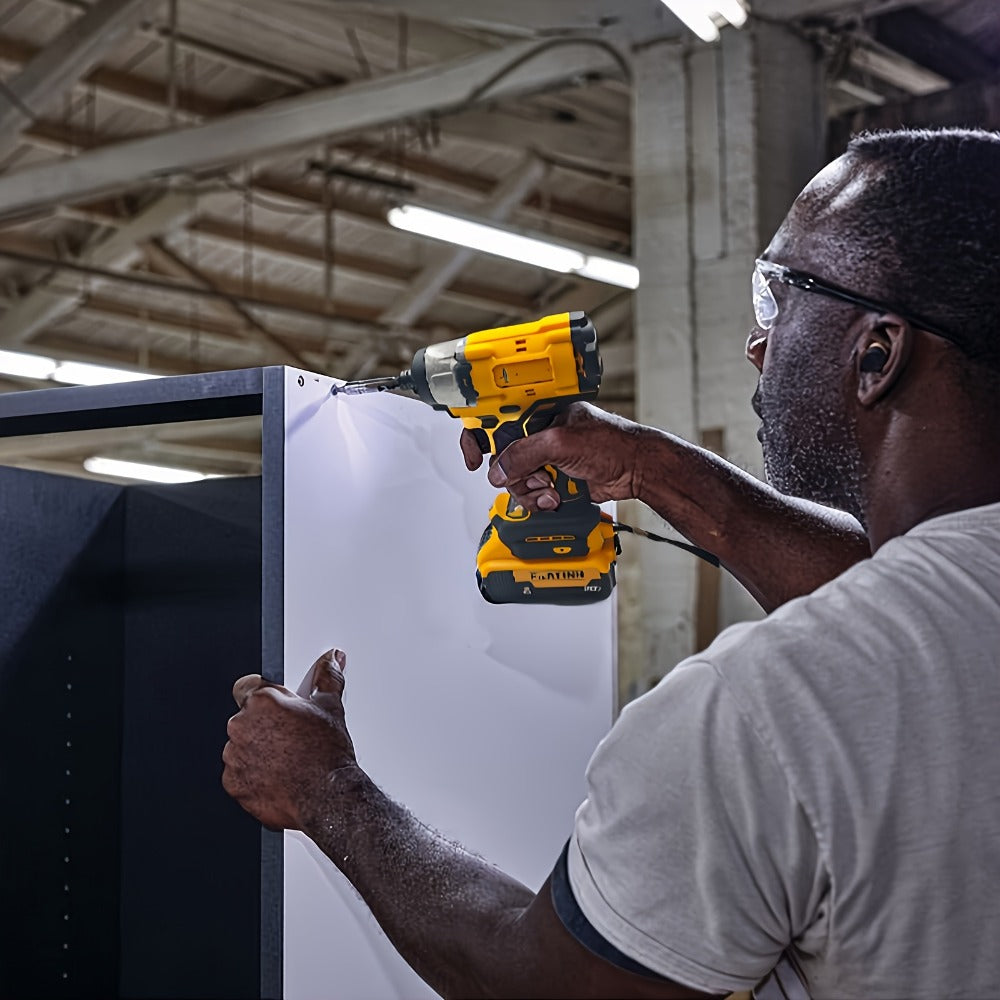 Cordless Impact Driver 1/4" Compatible with DeWalt 20V Battery, 0-2800 RPM Electric Impact Screwdriver with LED Indicator Light