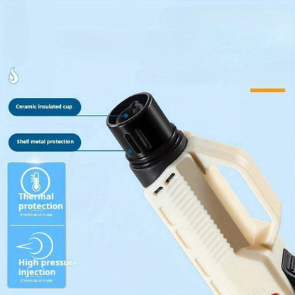 1300° Outdoor Windproof Torch Lighter Blue Flame with Safety Lock & Grip - Refillable for Candles
