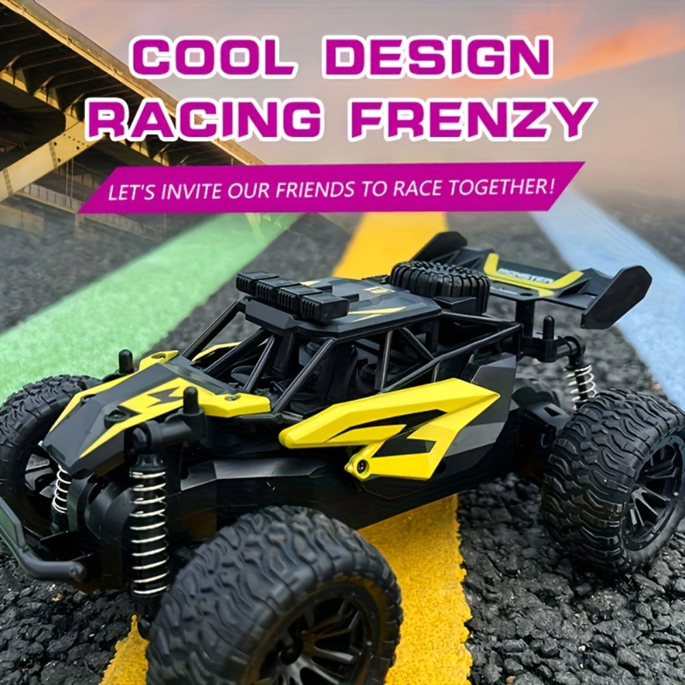 High-Speed RC Buggy 40km/h Alloy Body – 2.4G Remote Control Off-Road Vehicle for Boys Ages 6+, Super Powerful All-Terrain Outdoor Racing