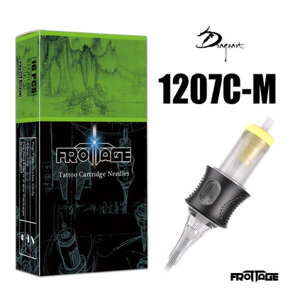 Tattoo Cartridge Needles with Frotage Label, 26 Retained RL RLT RS CM and M1 Cartridge Size Options