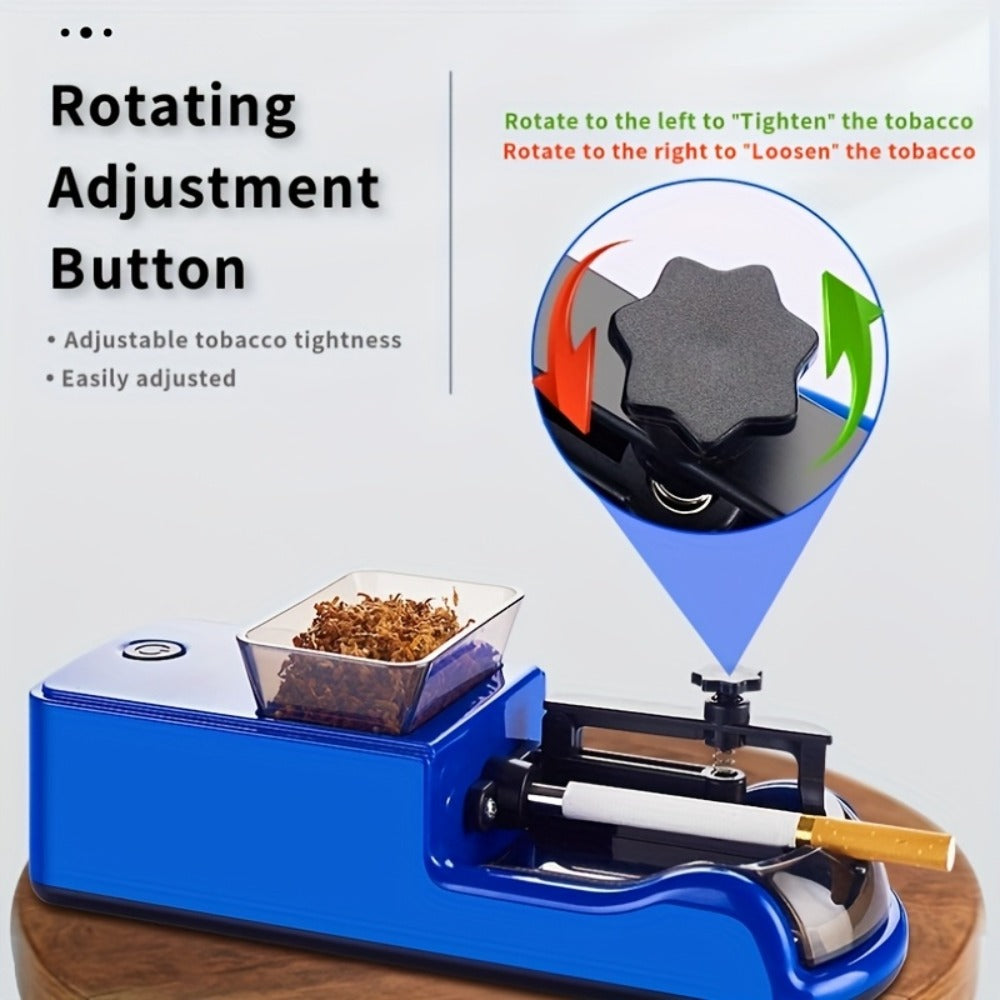 Electric Cigarette Rolling Machine USB Rechargeable Cigarette Roller 2-Second Rapid Roll High for Entryways, Bedrooms and Living Spaces
