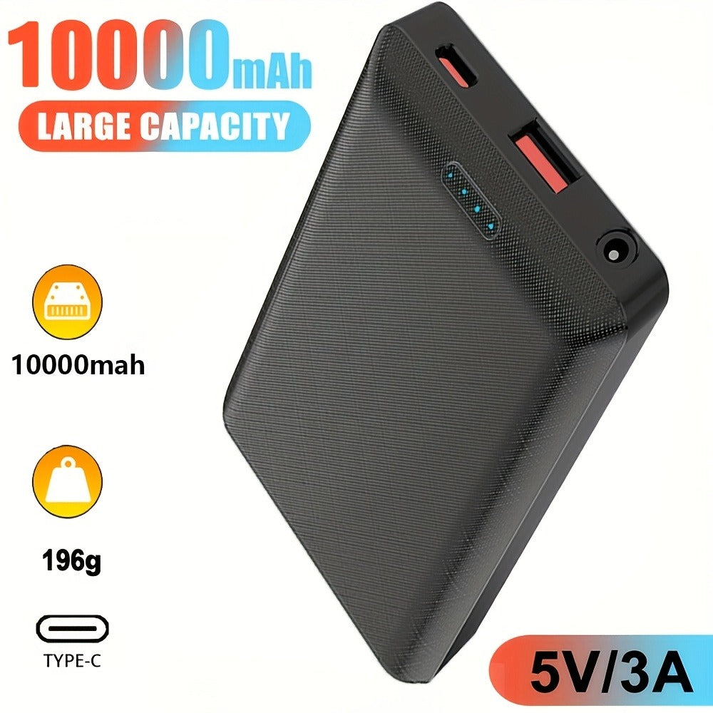 Power Bank 10000mAh 5V/3A for Heated Clothing with USB-A, USB-C and One- or Two-Pack Options