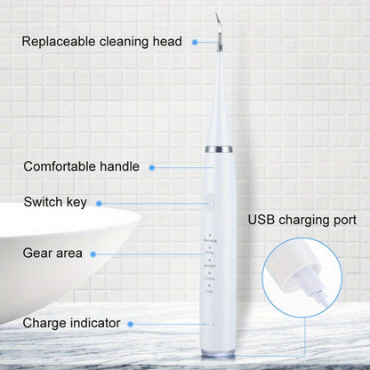 Electric Toothbrush Kit USB Rechargeable – Multi-Accessory Dental Care Set with Travel Case, Replaceable Brush Heads