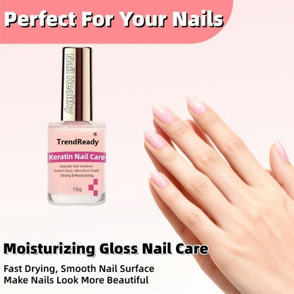 Colored Nail Hardener Set Pink White Yellow – Fast Drying 15ml Nail Strengthener for Weak Splitting Brittle