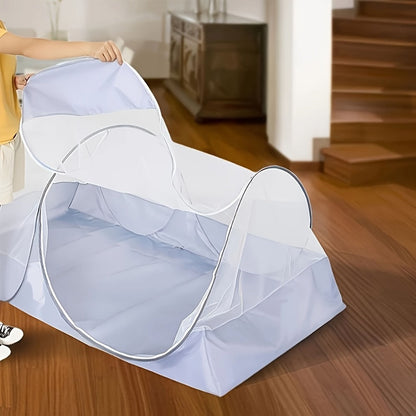 Foldable Mosquito Net for Bed Large Pop-Up Portable Mosquito Net for Camping Travel Patio Floor for Garden, Yard and Pest Management