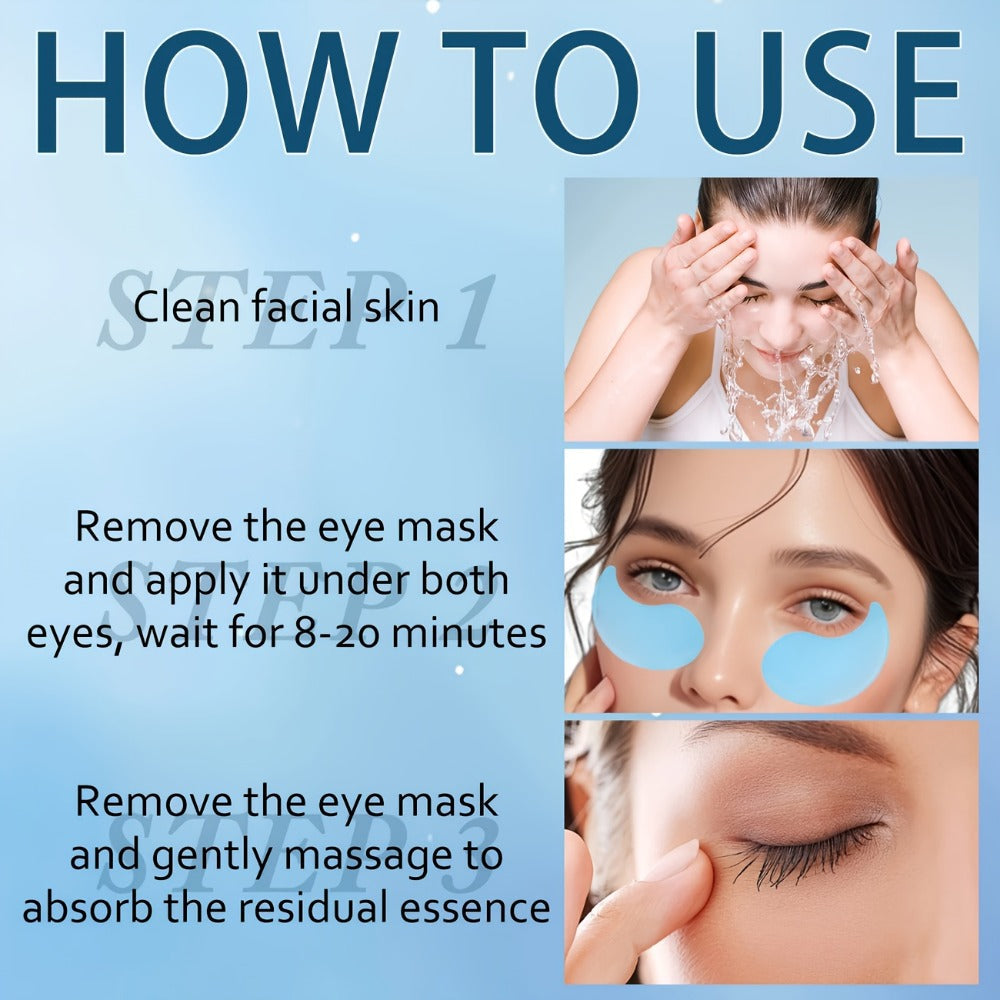 Retinol Collagen Eye Mask 60pcs 80g – Firming Under Eye Patches for Dark Circles, Puffiness, Sagging & Fine Lines