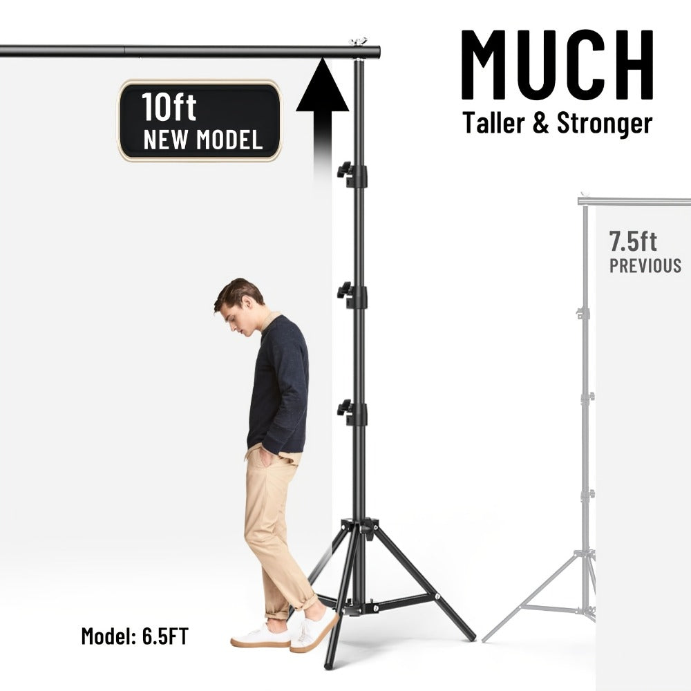10x10Ft Backdrop Stand Kit with 2 Adjustable Support Stands 4 Crossbars 4 Clamps for Photography for an Everyday Personal Care Routine