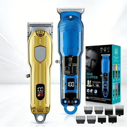 Cordless Hair Clipper for Men – USB Rechargeable Electric Trimmer with Guide Comb, Self Haircut Kit for Home Barbershop Fade